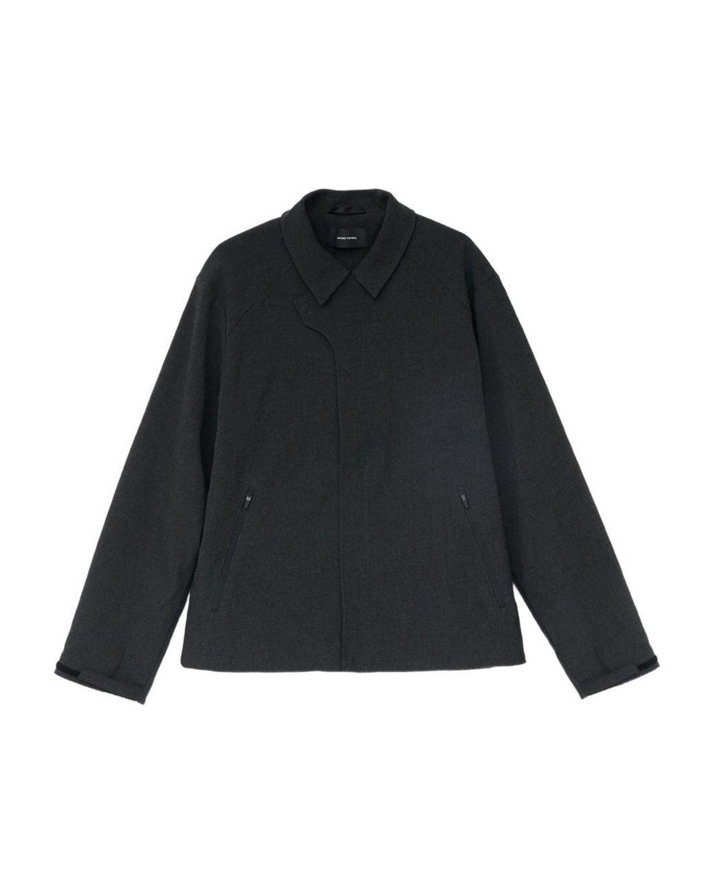 Hiking Patrol Black Zip-Fastening Collared Jacket for men