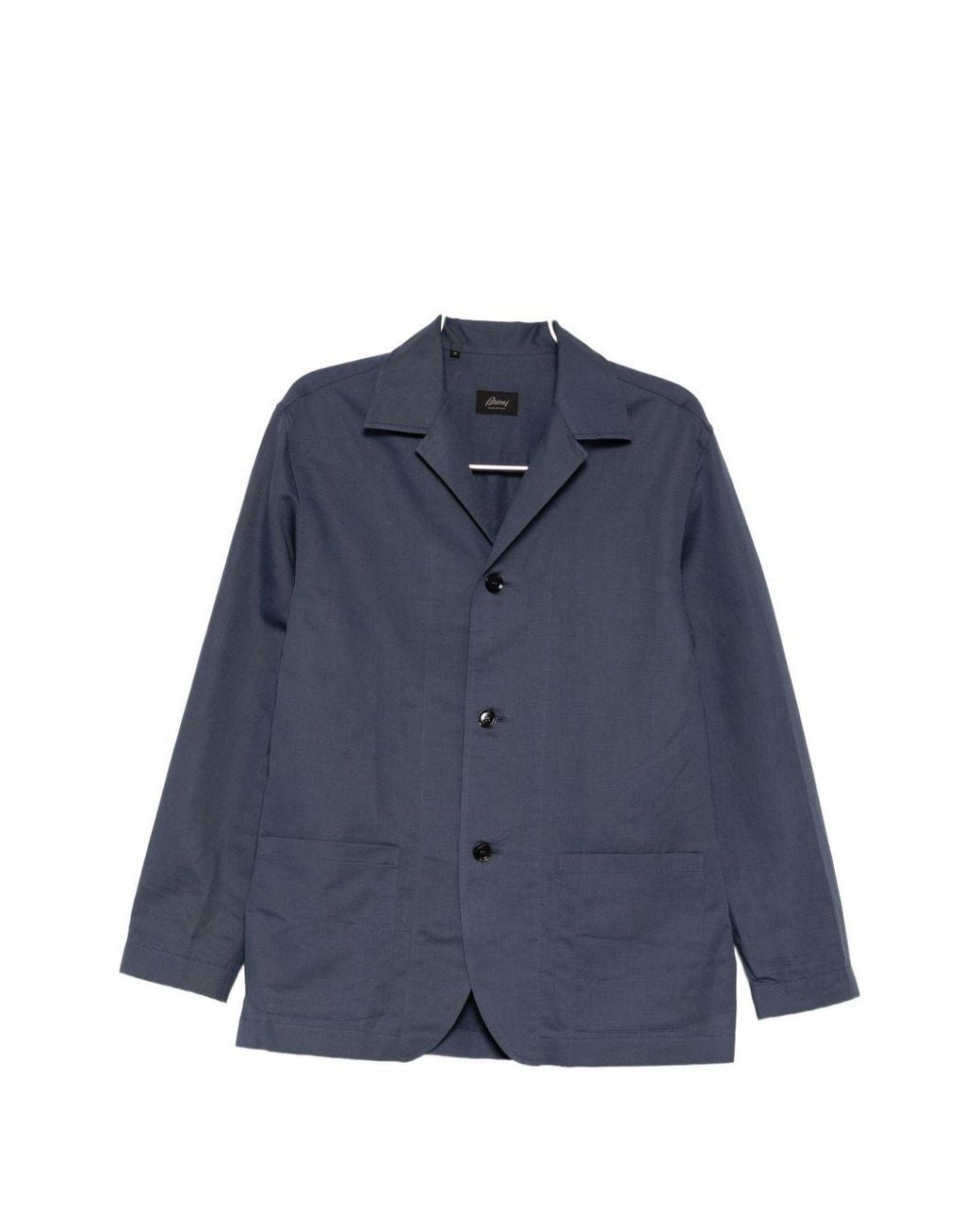 Brioni Blue Blazer Shirt for men
