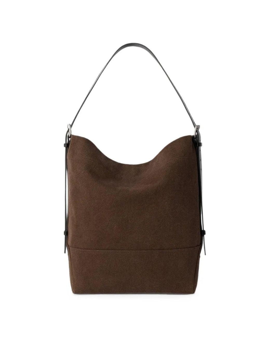 Lemaire Brown Belted Tote Bag for men