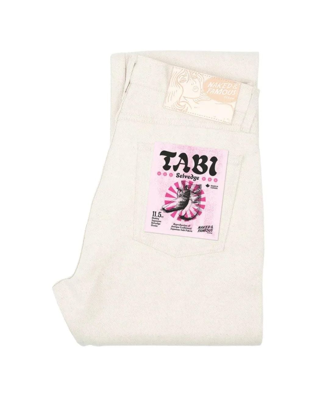 Naked & Famous Natural True Guy Straight-Leg Jeans for men