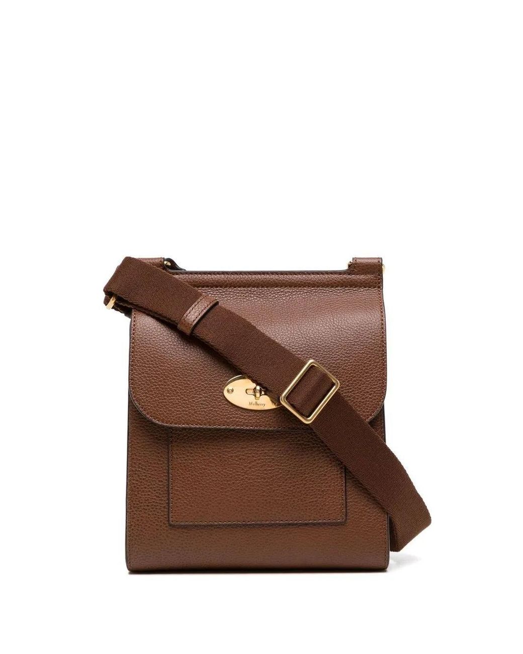 Mulberry Brown Small Antony Bag for men