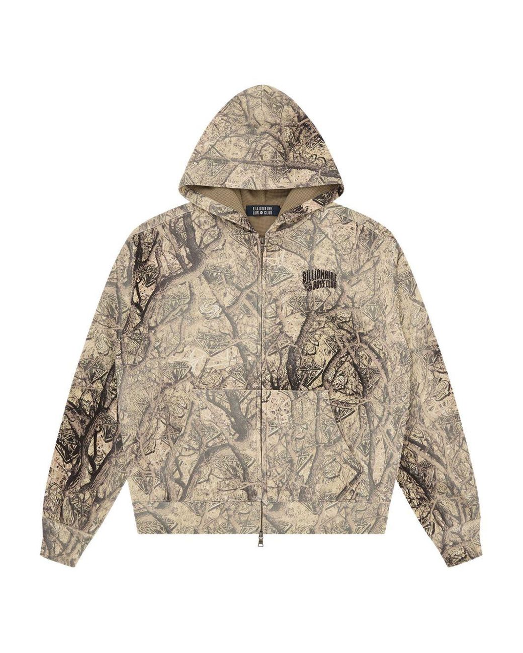 BBCICECREAM Natural Zip-Fastening Hoodie for men