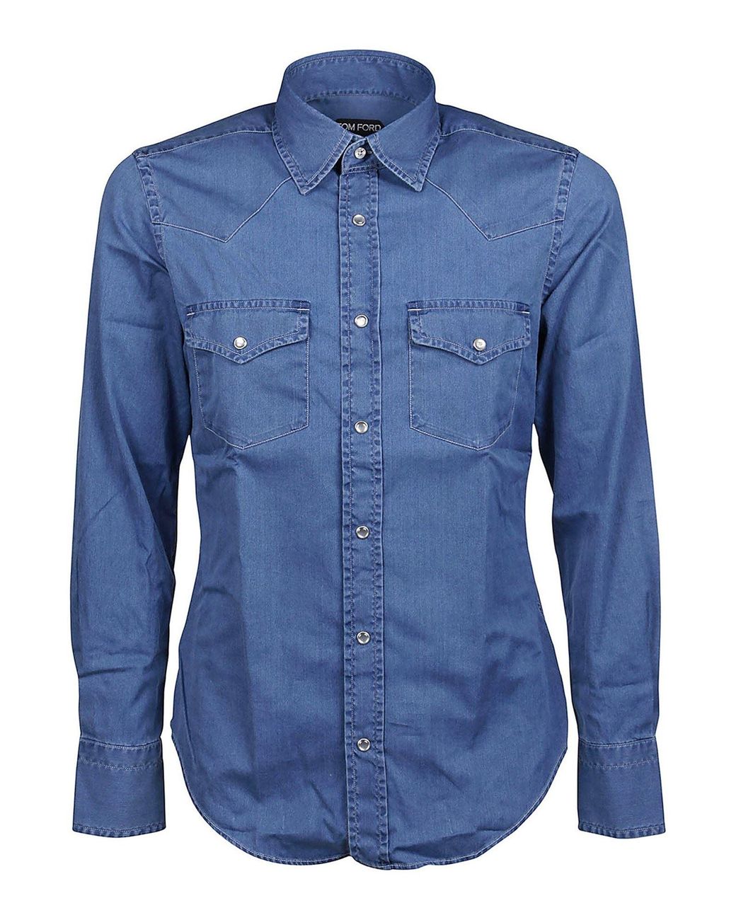 Tom Ford Denim Shirt in Blue for Men - Lyst