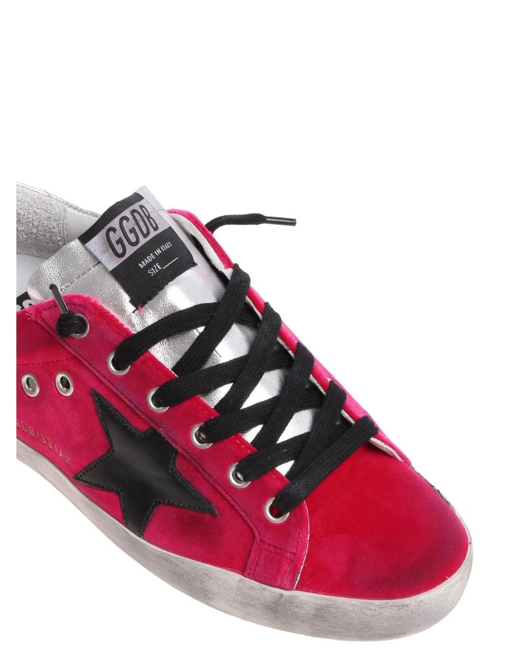 golden goose pink velvet