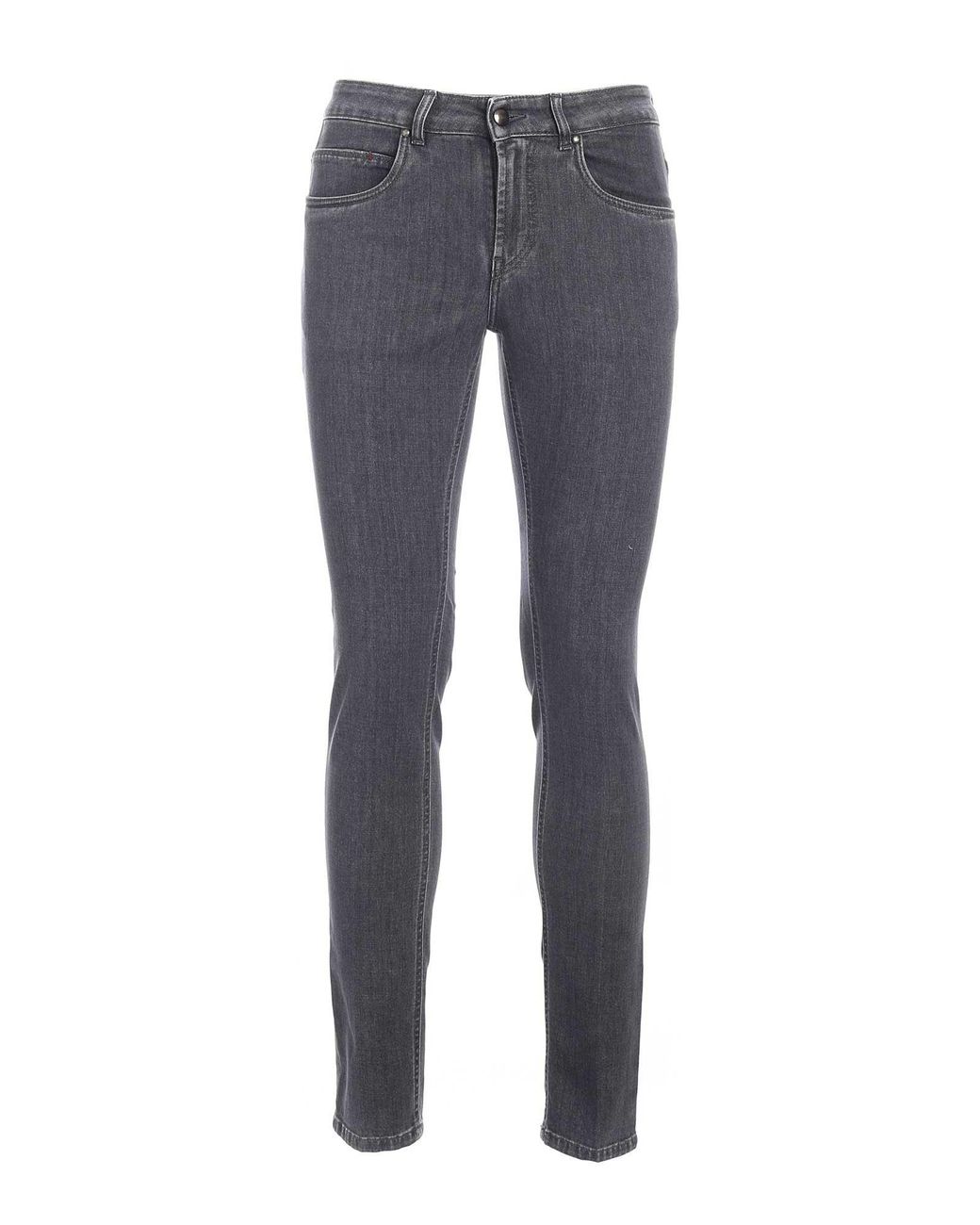 Fay Denim 5-pocket Jeans in Grey (Gray) for Men - Lyst
