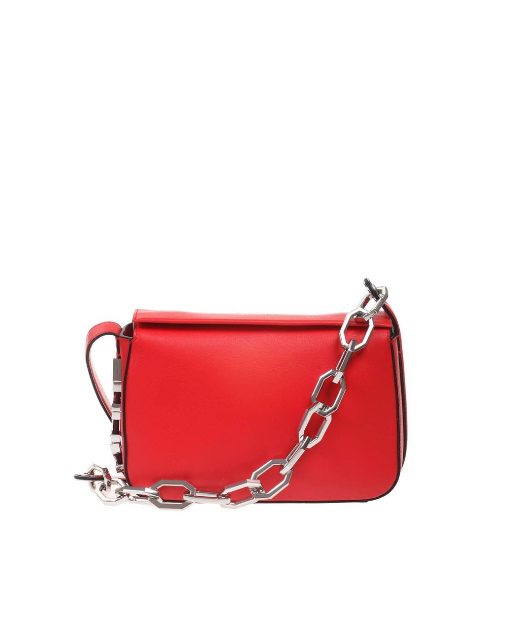 Karl Lagerfeld Leather Small K/letters Bag in Red - Lyst