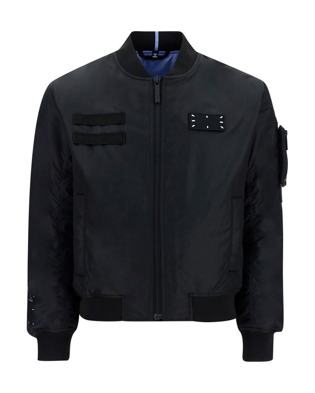 McQ Tech Fabric Bomber Jacket in Black for Men Lyst