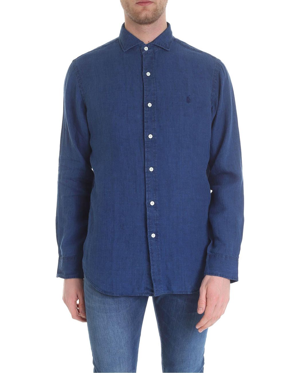 Ralph Lauren Linen Shirt in Blue for Men - Save 20% - Lyst