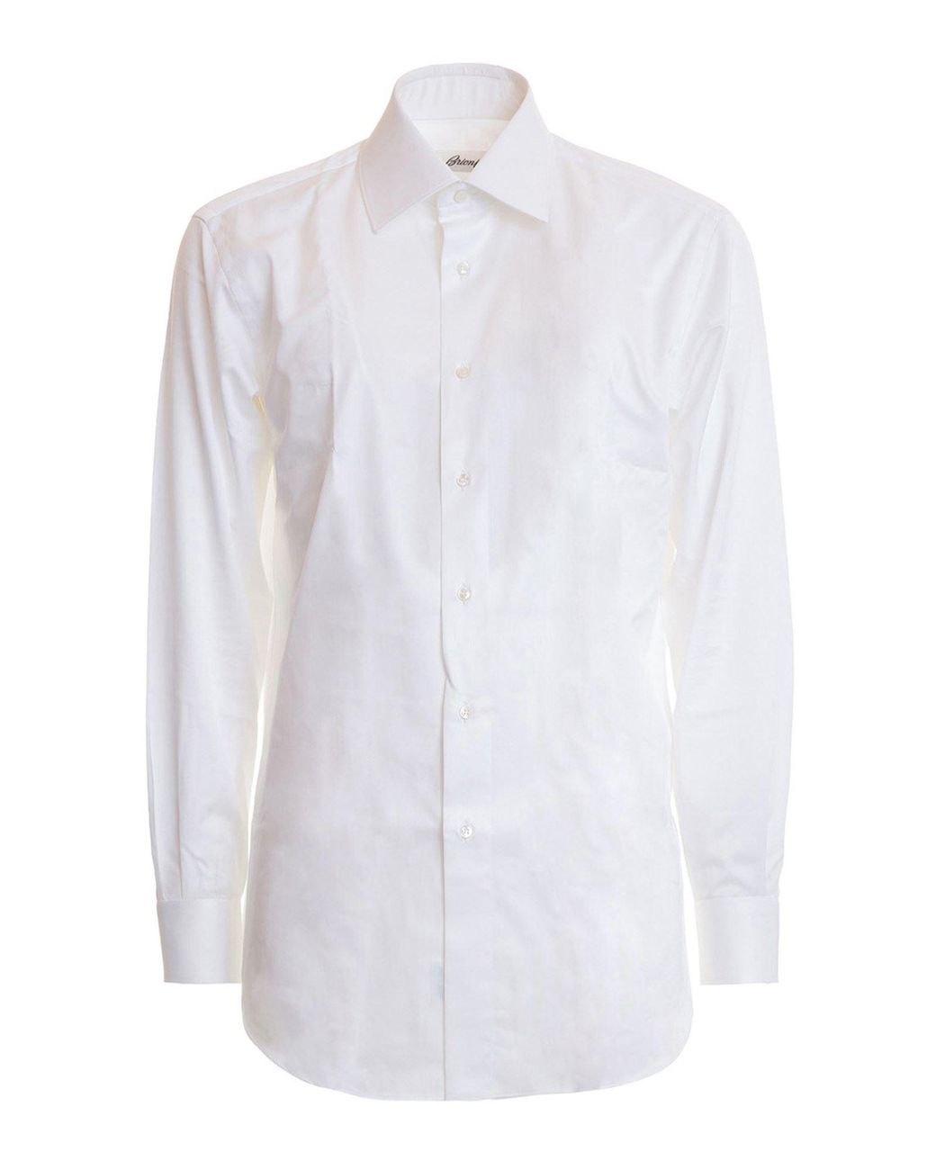 Brioni Cotton Spread Collar Classic Shirt in White for Men - Save 1% - Lyst