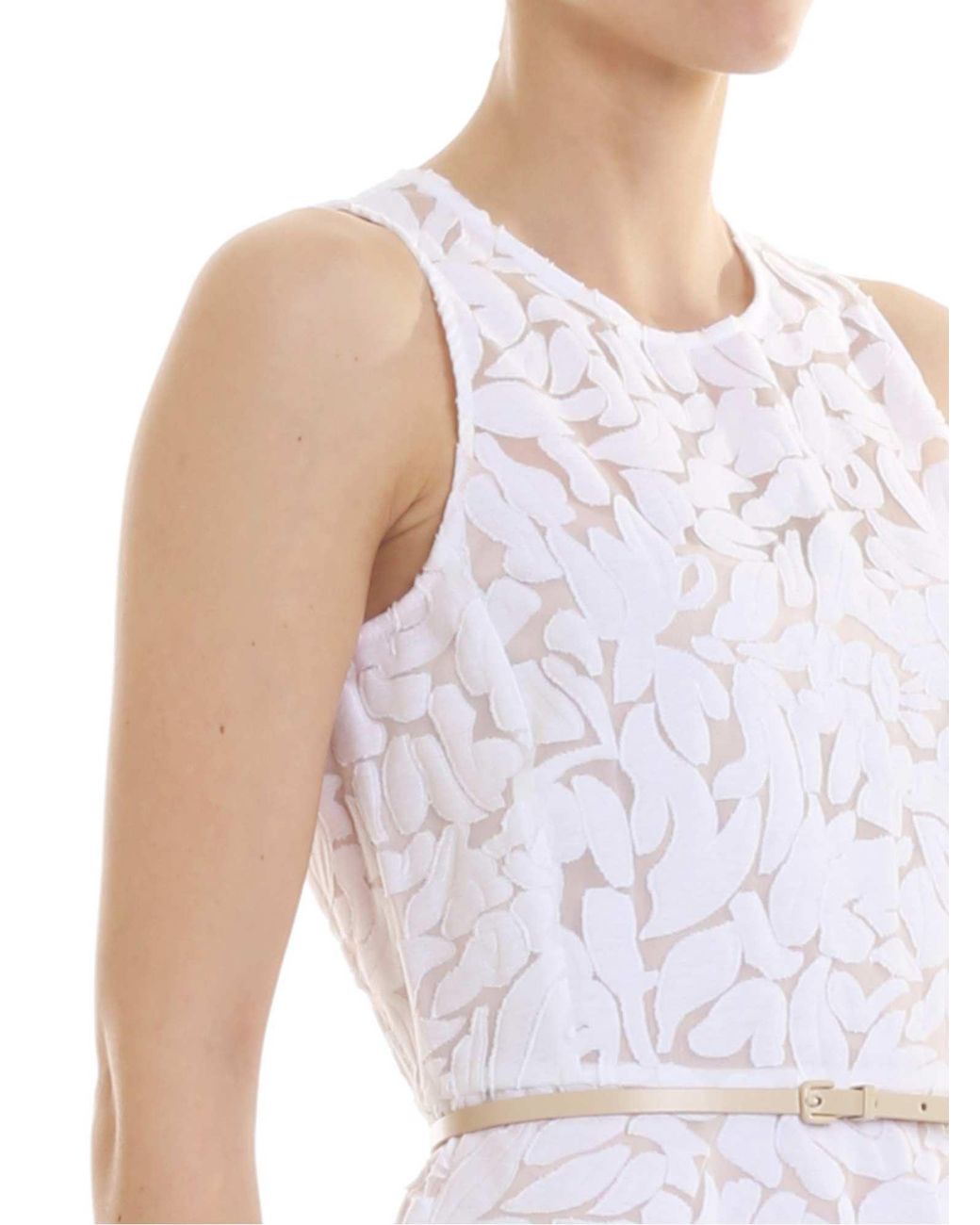 white max mara dress