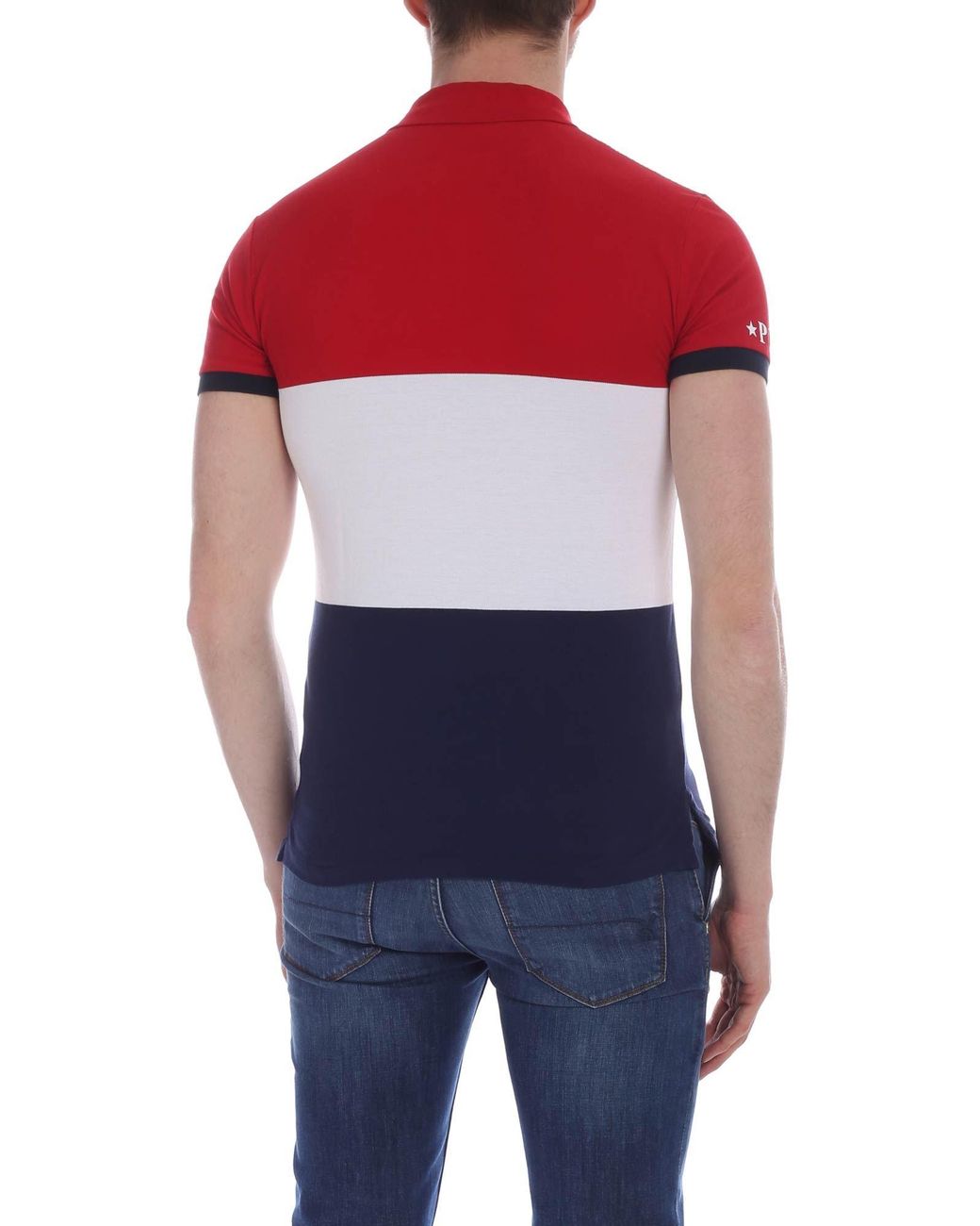 polo red white and blue