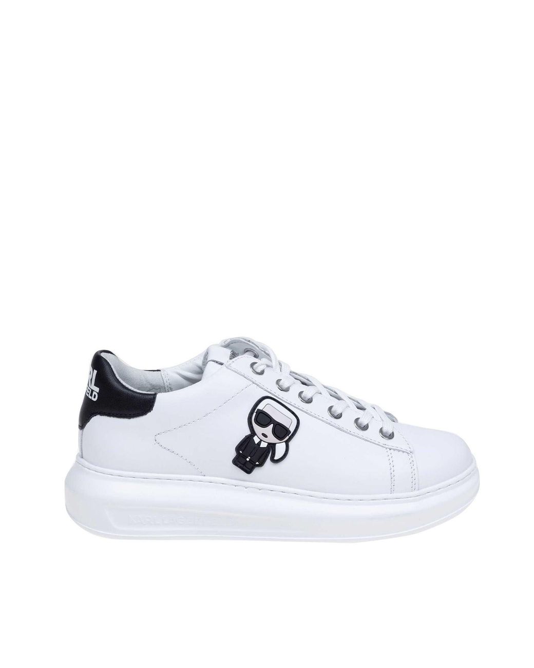 Karl Lagerfeld Karl Ikonic Kapri Sneakers in White - Lyst