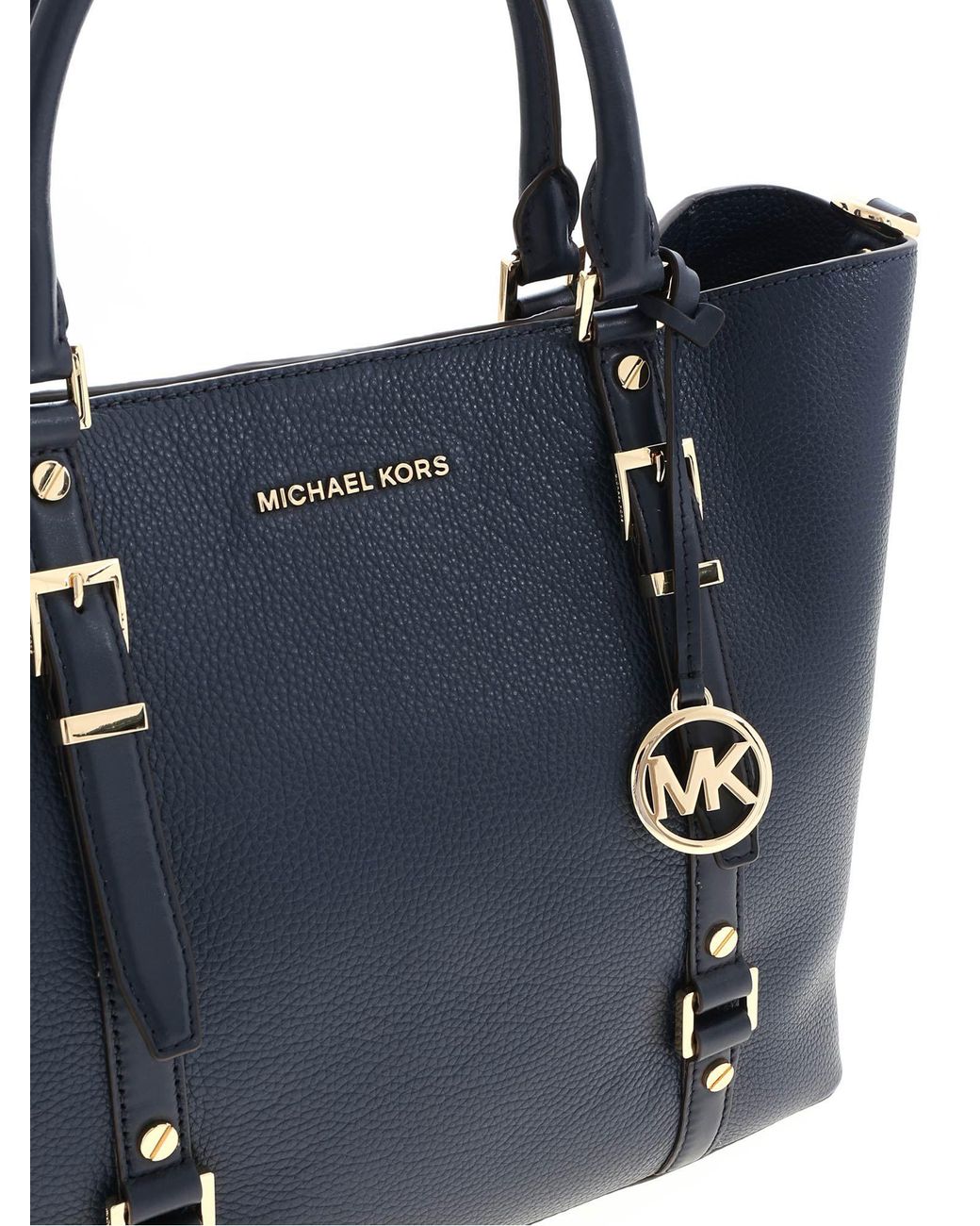 michael kors bedford handbag blue