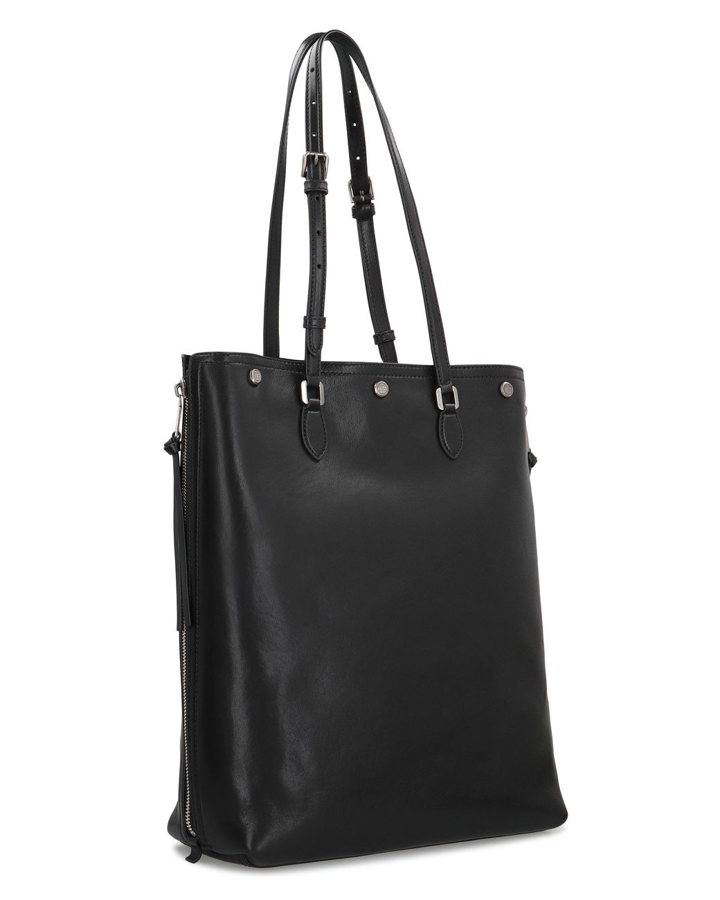 Dolce & Gabbana Black Dolce & Gabbana Leather Shopping Bag for men