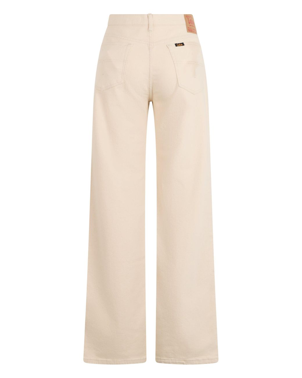 Lois Natural Wide-Leg High-Waist Trousers