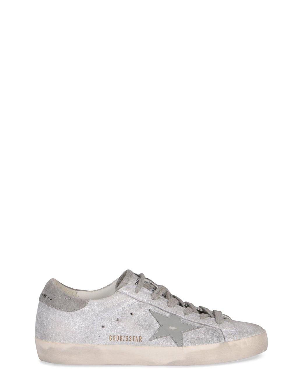 Golden Goose Deluxe Brand Metallic Sneakers Low-Top Super Star