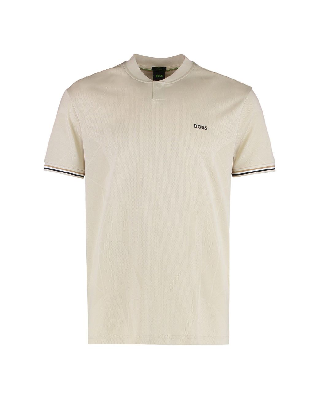 Boss Natural Technical Fabric T-Shirt for men