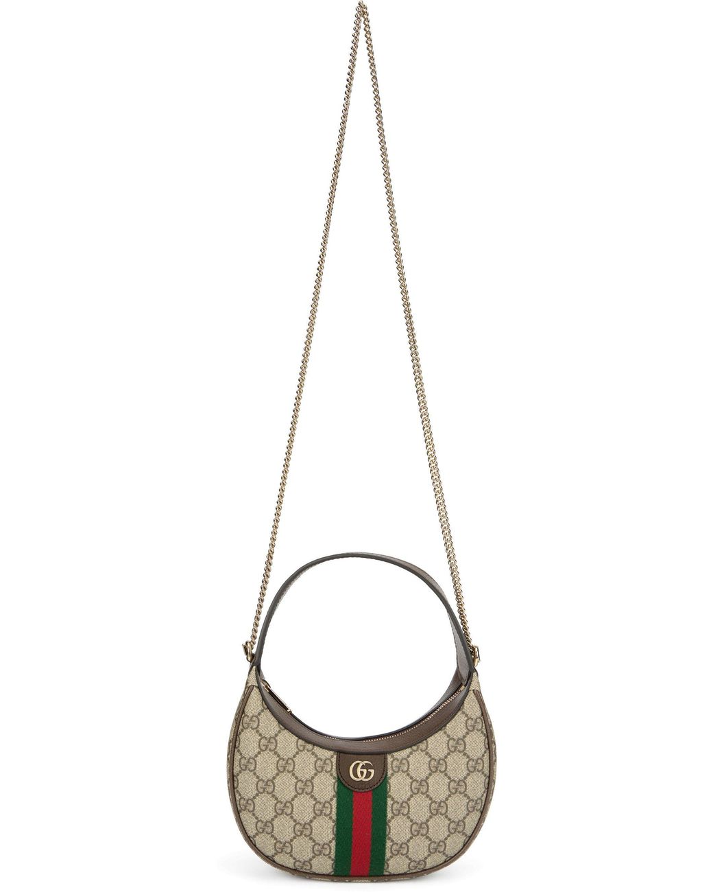 Gucci Gray Ophidia Shoulder Bag Small Size