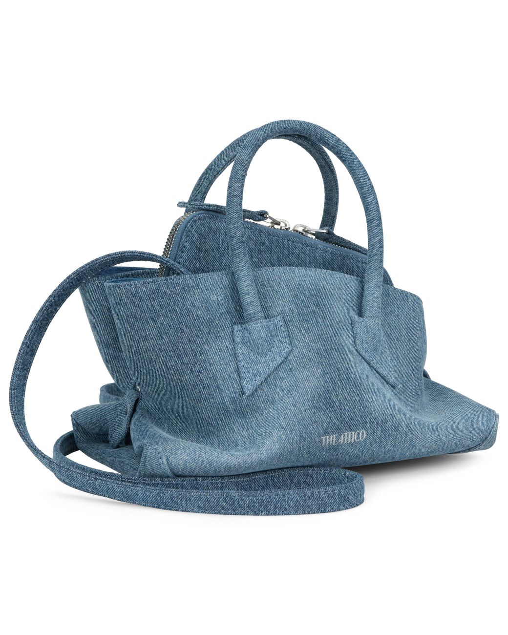 The Attico Blue Handbag La Passeggiata Mini