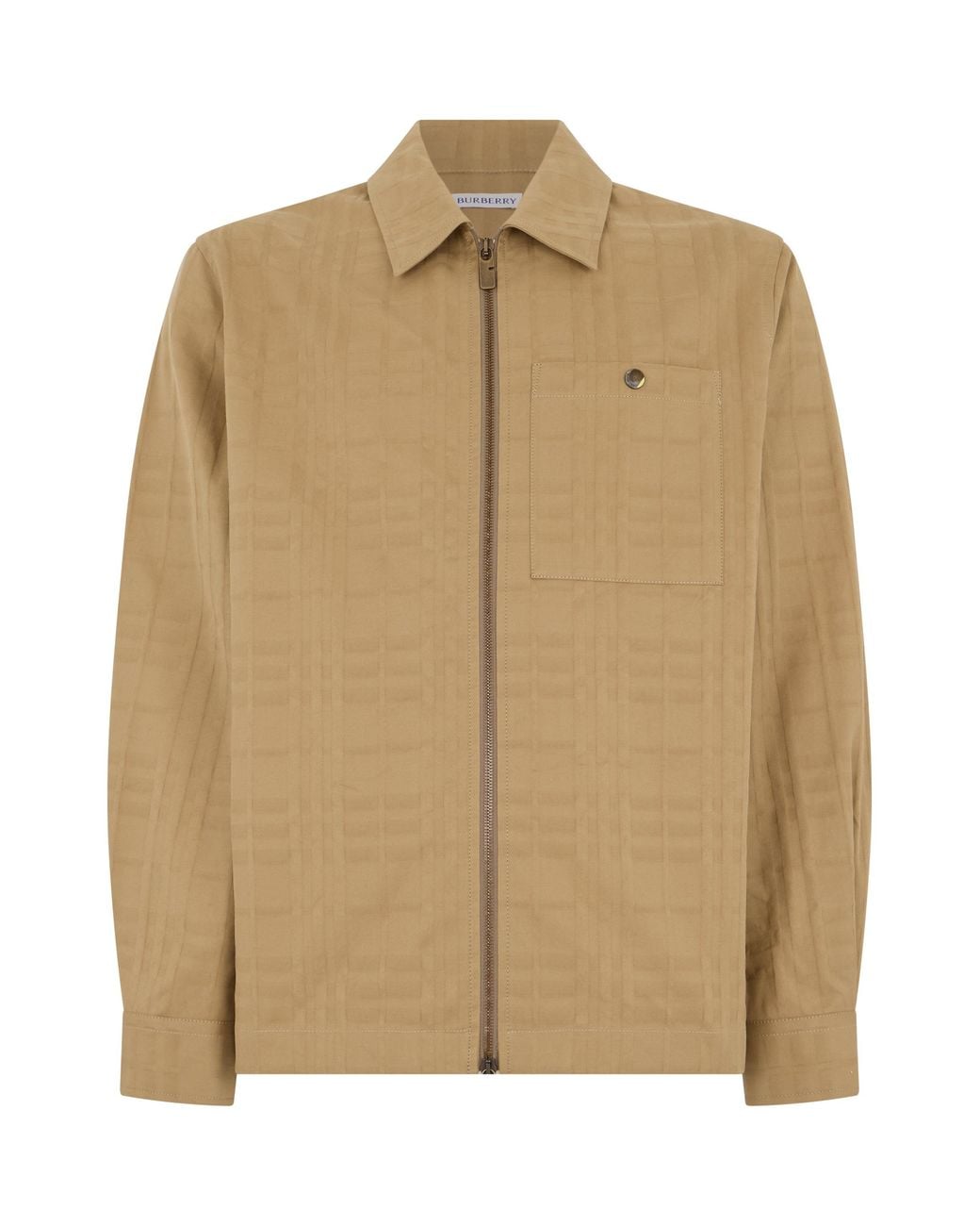 Burberry Natural Check Cotton Jacket for men