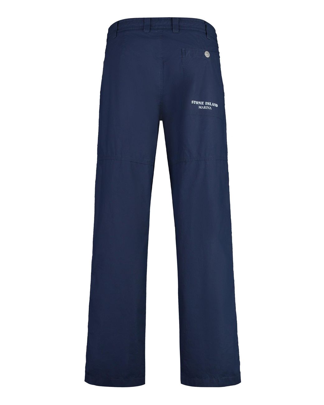 Stone Island Blue Stone Island Cotton Trousers for men