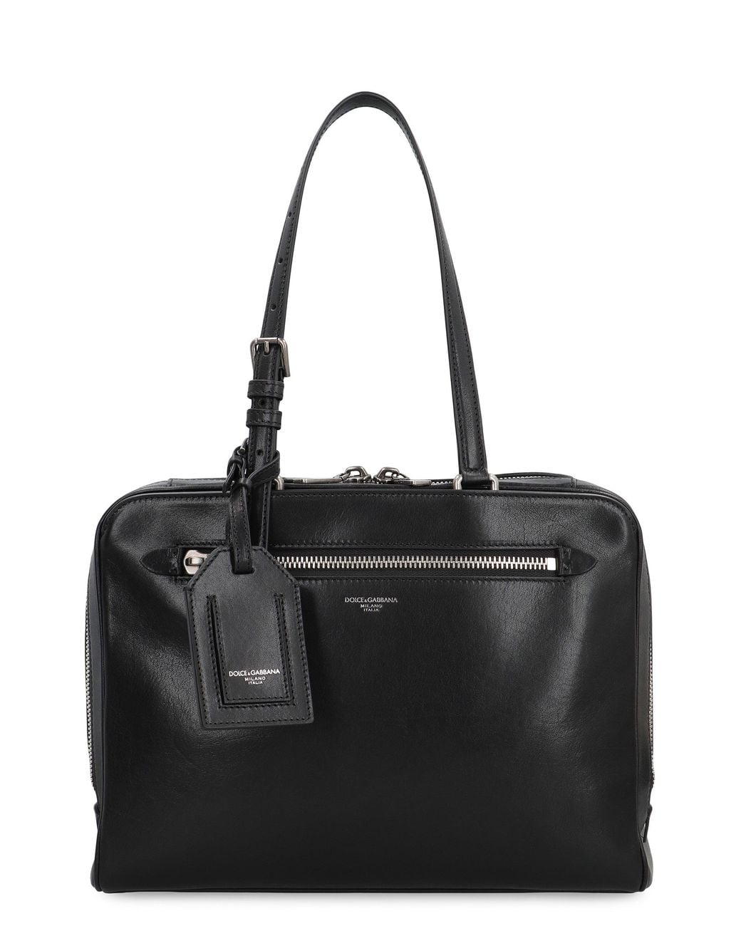 Dolce & Gabbana Black Ellis Leather Bag for men