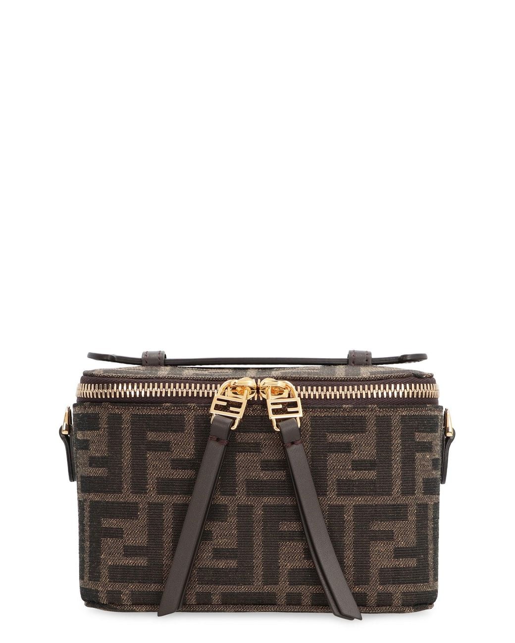 Fendi Gray Mini Vanity Handbag