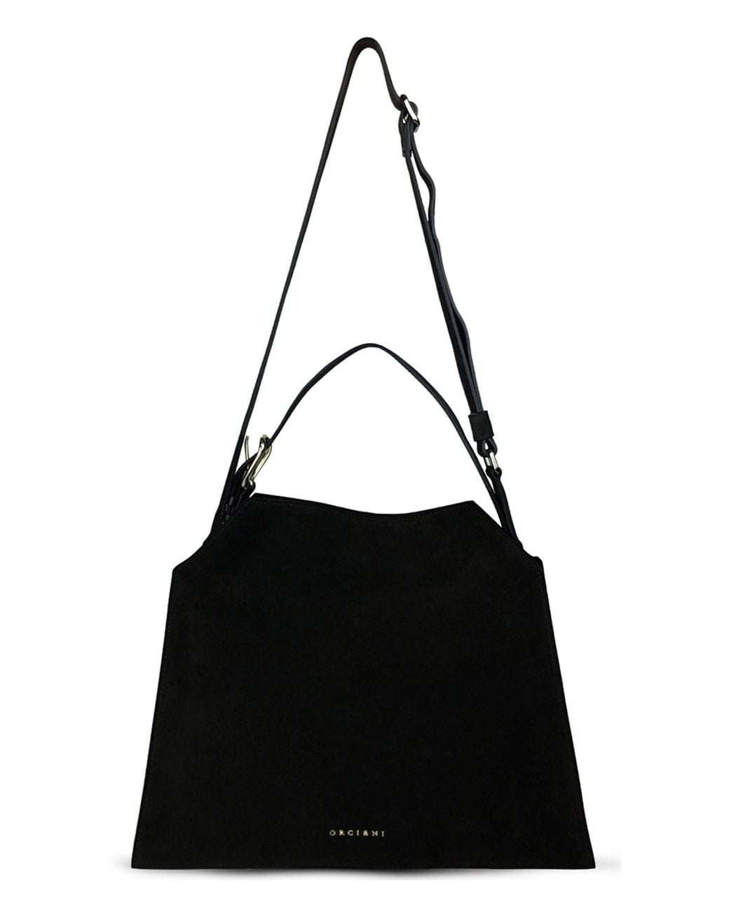 Orciani Black Trinity Lagoon Shoulder Bag