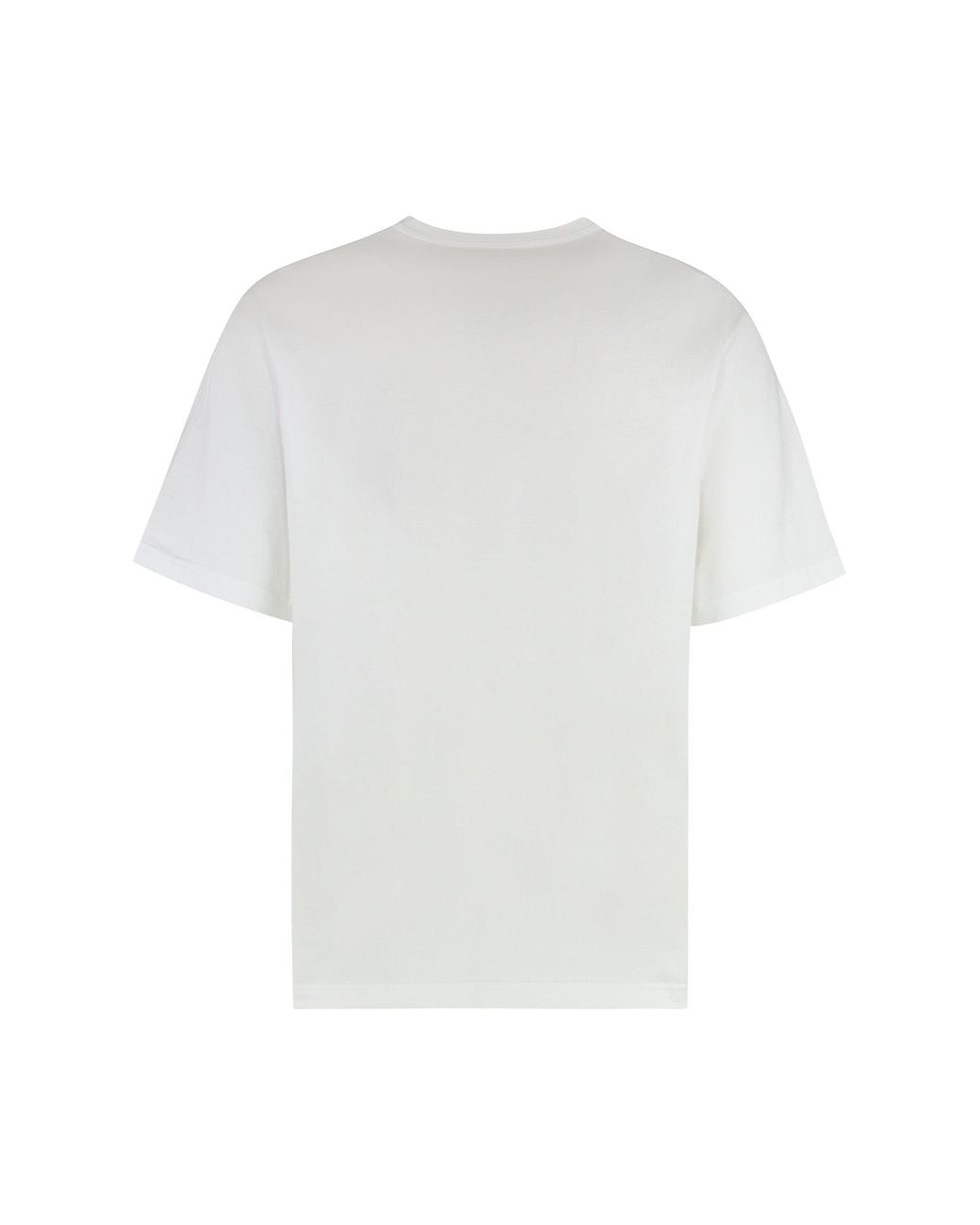 Dolce & Gabbana White Cotton Crew-Neck T-Shirt for men