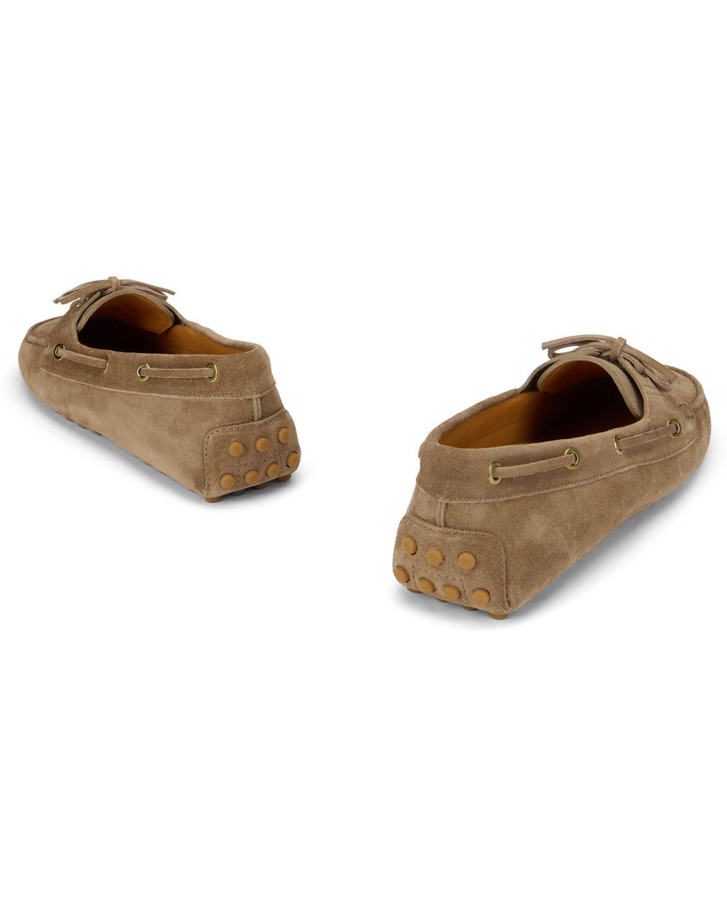 Tod's Brown Loafers Suede Calfskin