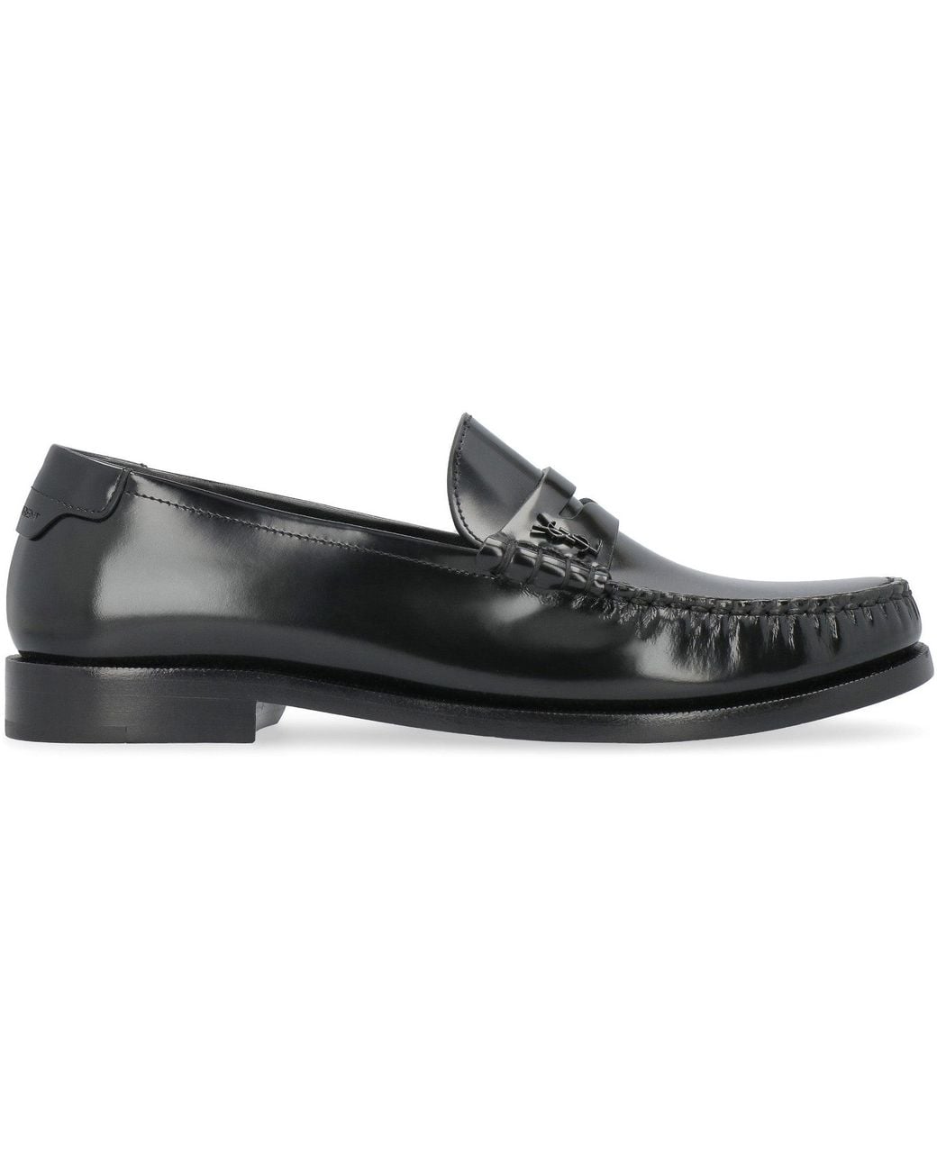 Saint Laurent Black Le Loafer 15 Leather Moccasin