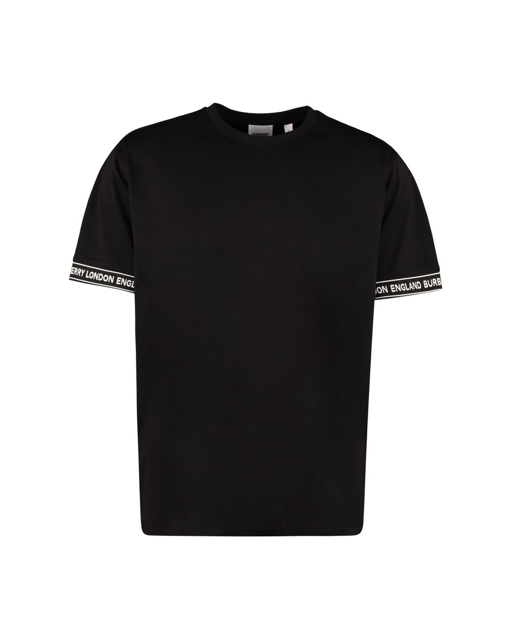Burberry Oversize Cotton T-shirt in Black for Men - Lyst