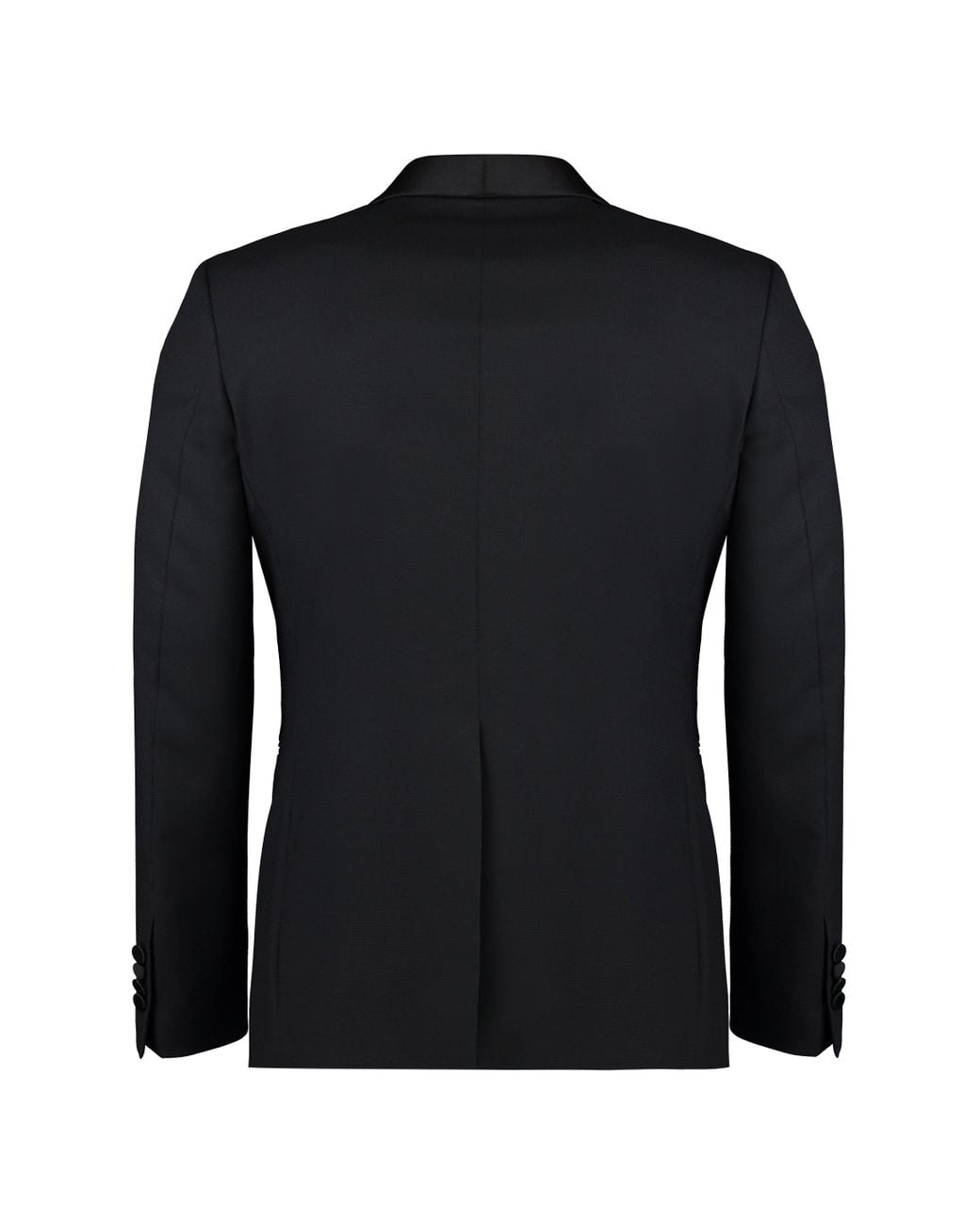 Tagliatore Black Virgin Wool And Silk Blend Two-Pieces Suit for men