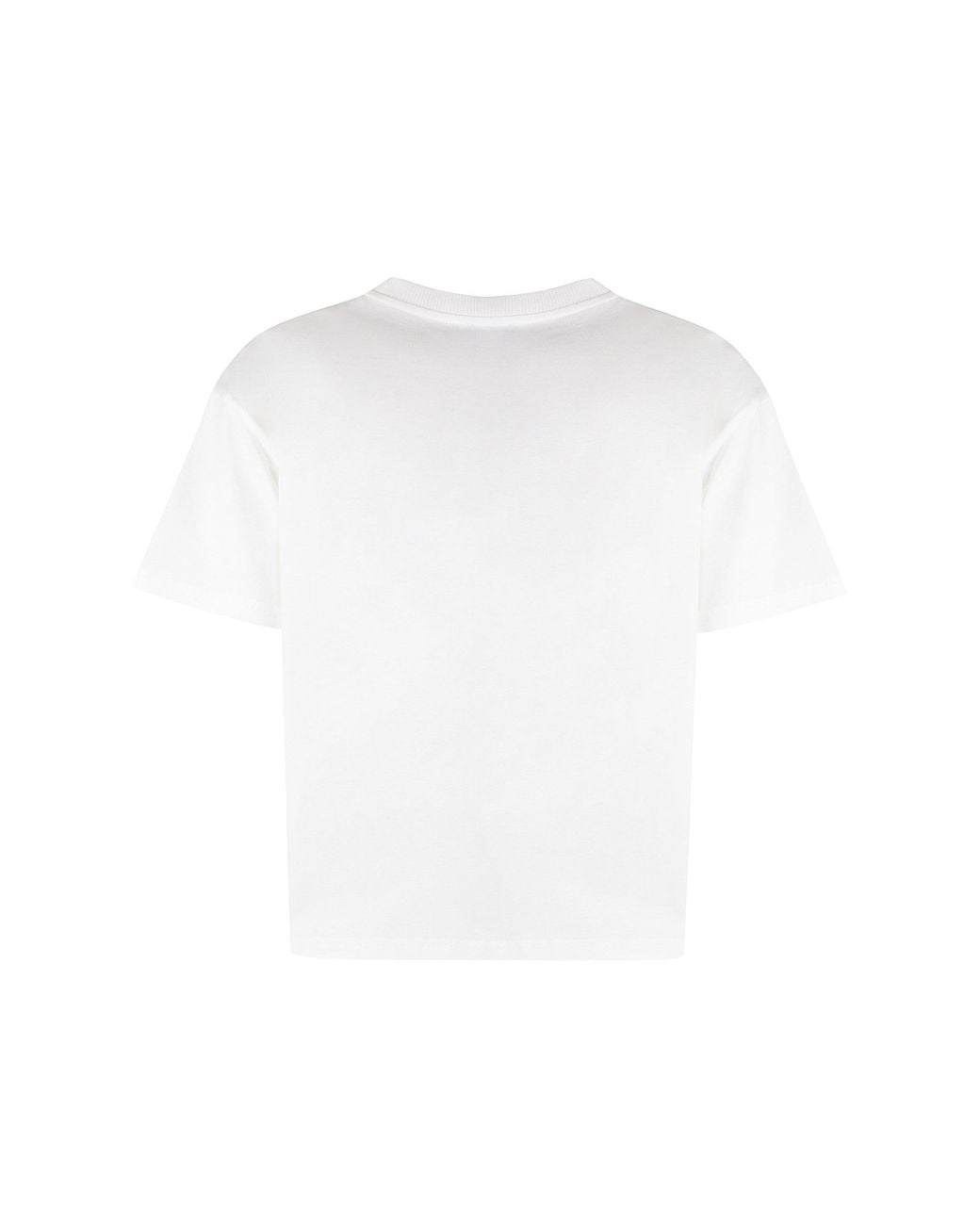 A.P.C. White Organic Cotton Crew-Neck T-Shirt T-Shirts & Jerseys
