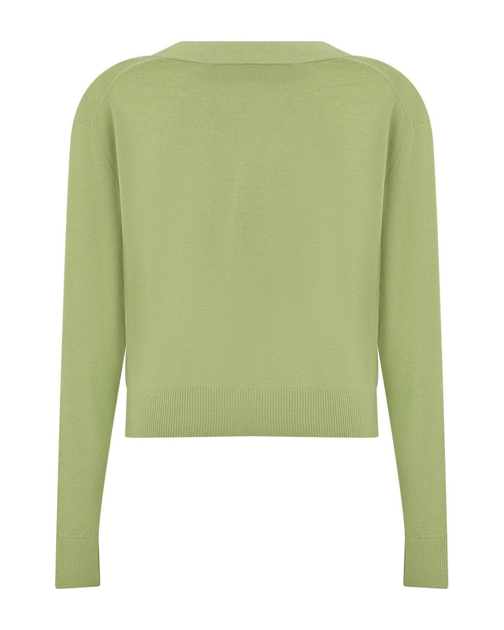 Weekend by Maxmara Green Cropped Cardigan