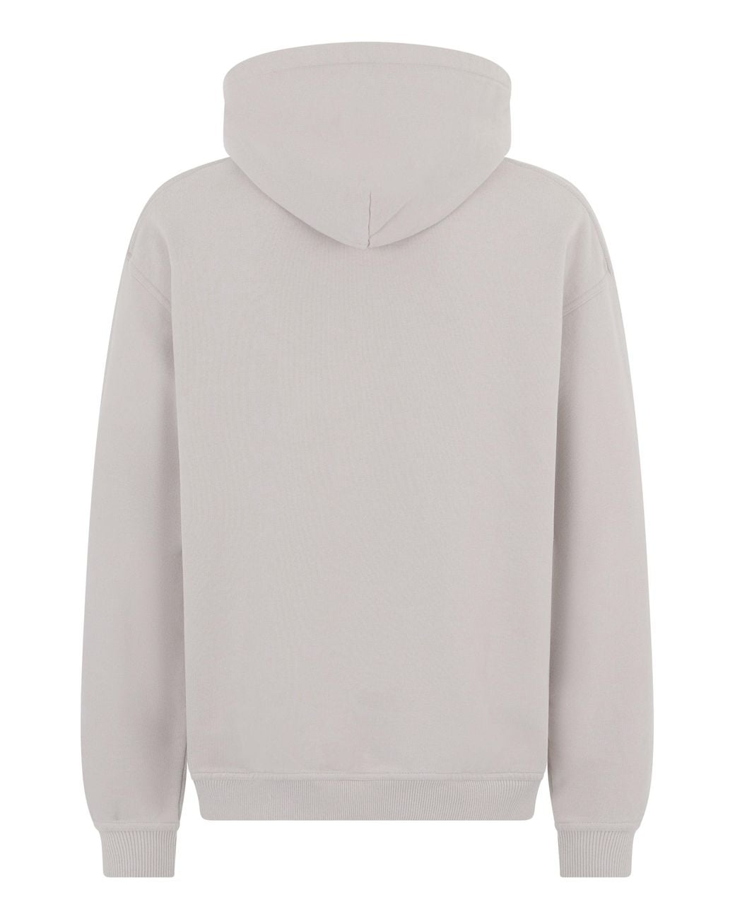 Represent Gray Hooded Sweatshirt Script Logo Cotton Jumpers for men
