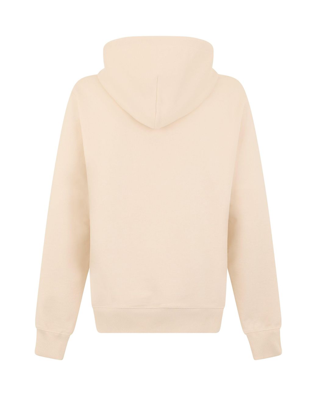 Drole de Monsieur White Cotton Sweatshirt With Hood for men