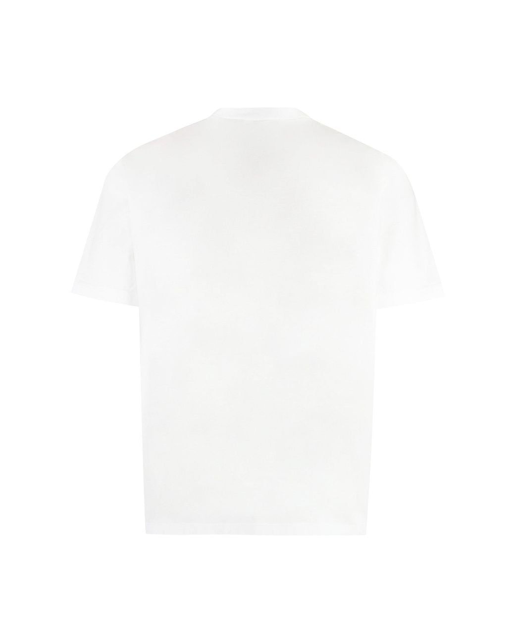 DSquared² White Cotton Crew-Neck T-Shirt for men
