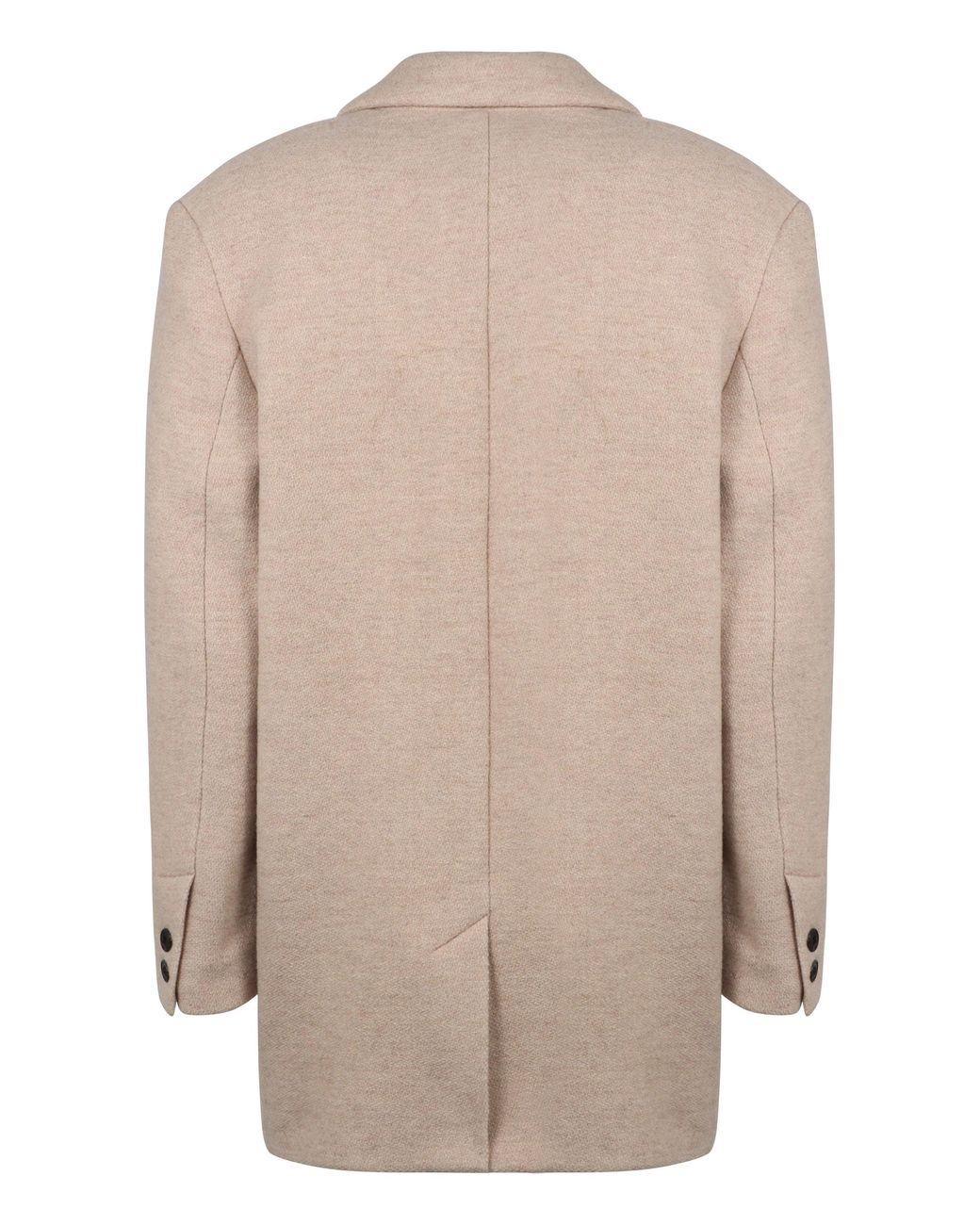 Isabel Marant Natural Wool Single-Breasted Blazer Blazers