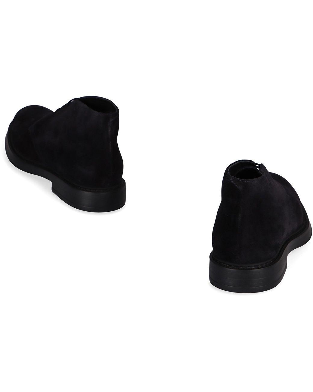Doucal's Black Suede Desert Boots for men