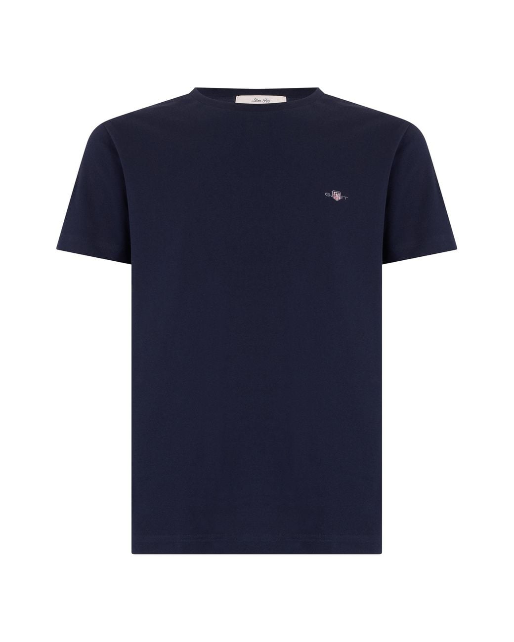 Gant Blue T-Shirt Dark Cotton T-Shirts for men