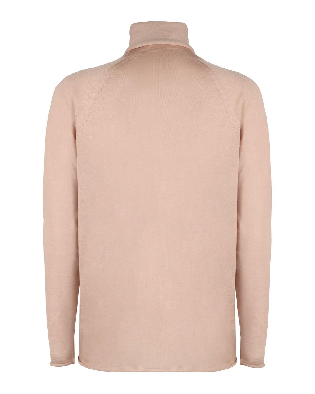 Kiton Pink Cashmere Turtleneck Sweater
