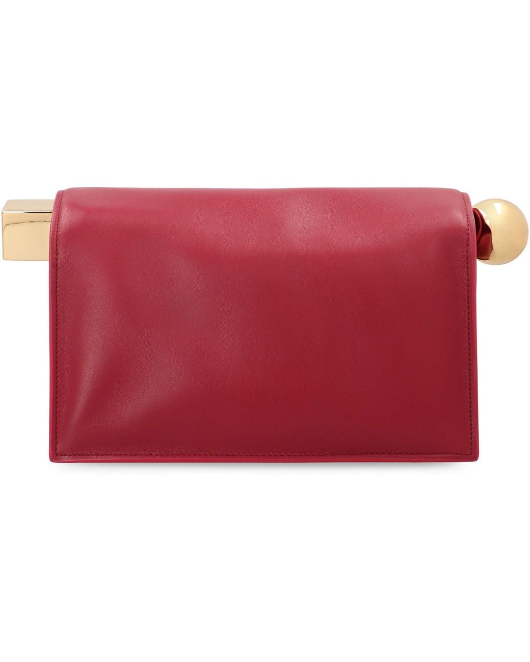 Jacquemus Red Square Leather Pouch