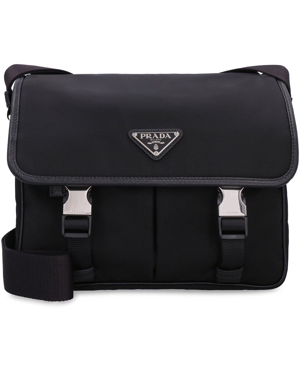 Nylon messenger bag prada deals