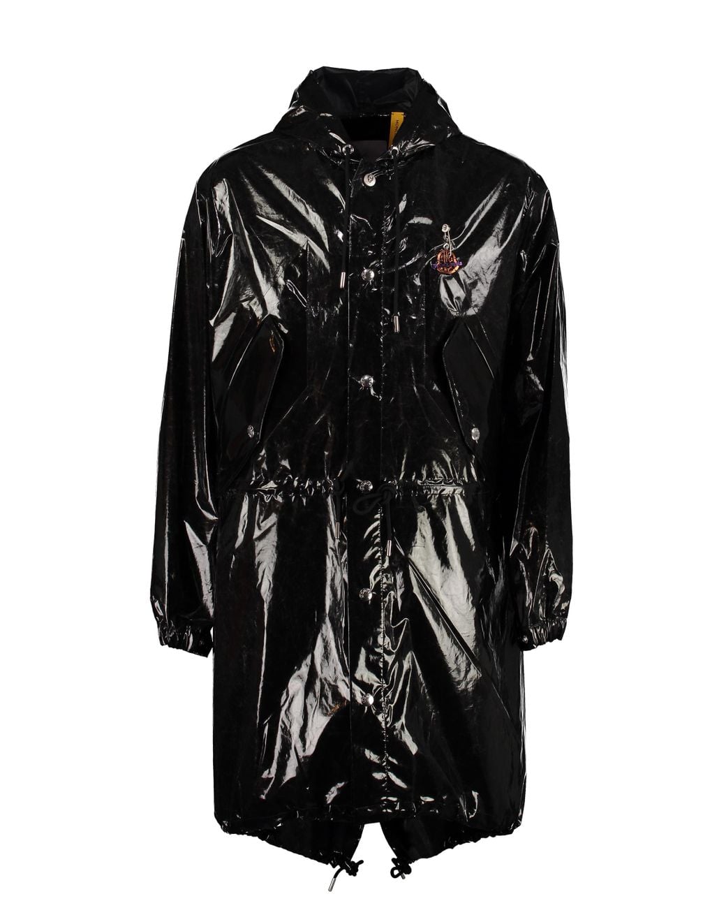 8 MONCLER PALM ANGELS High Shine Parka Jacket in Black,Red (Black) for Men - Save 57% - Lyst