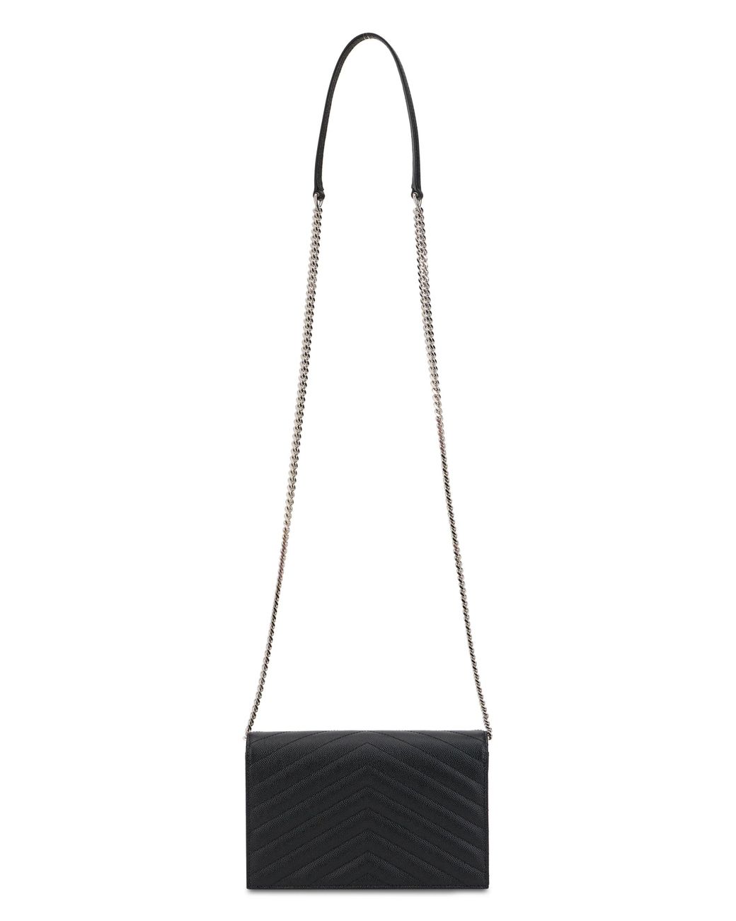 Saint Laurent Black Shoulder Bag With Monogram