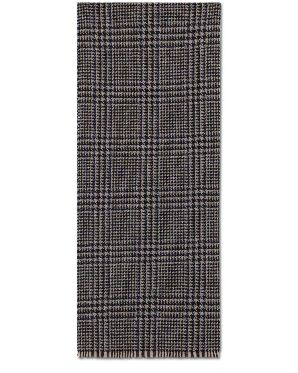 Sciarpa pied-de-poule di Slowear in Gray da Uomo