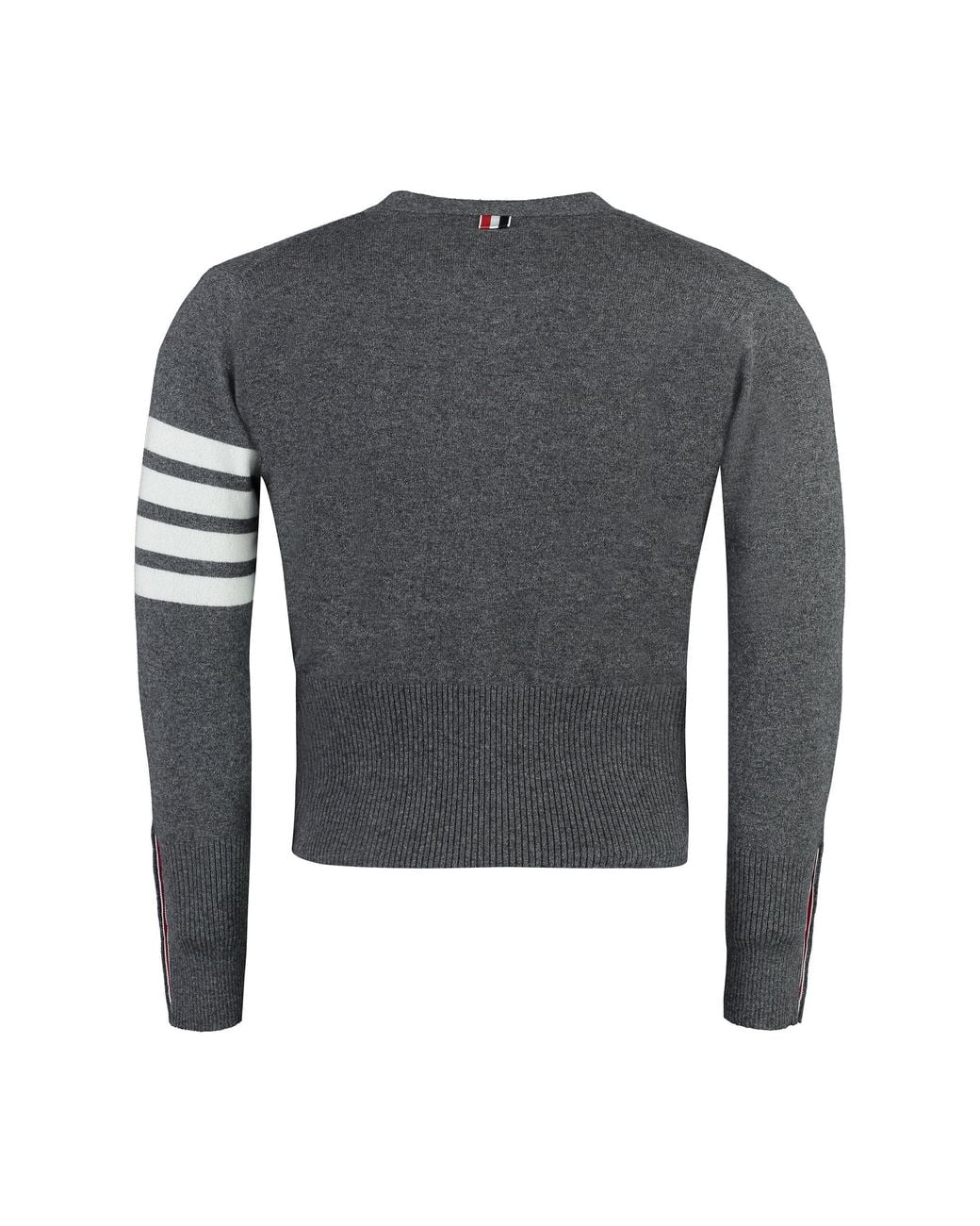Thom Browne Black Cashmere Cardigan for men