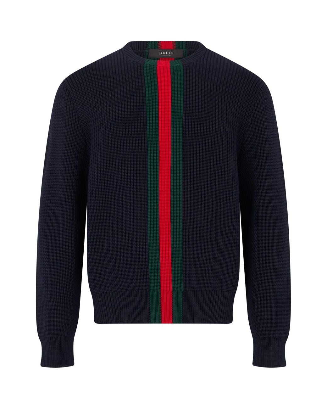 Gucci Blue Crew Neck Sweater for men