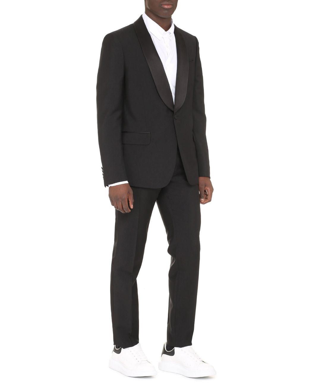 Gucci Black Wool And Mohair Two Piece Suit for men